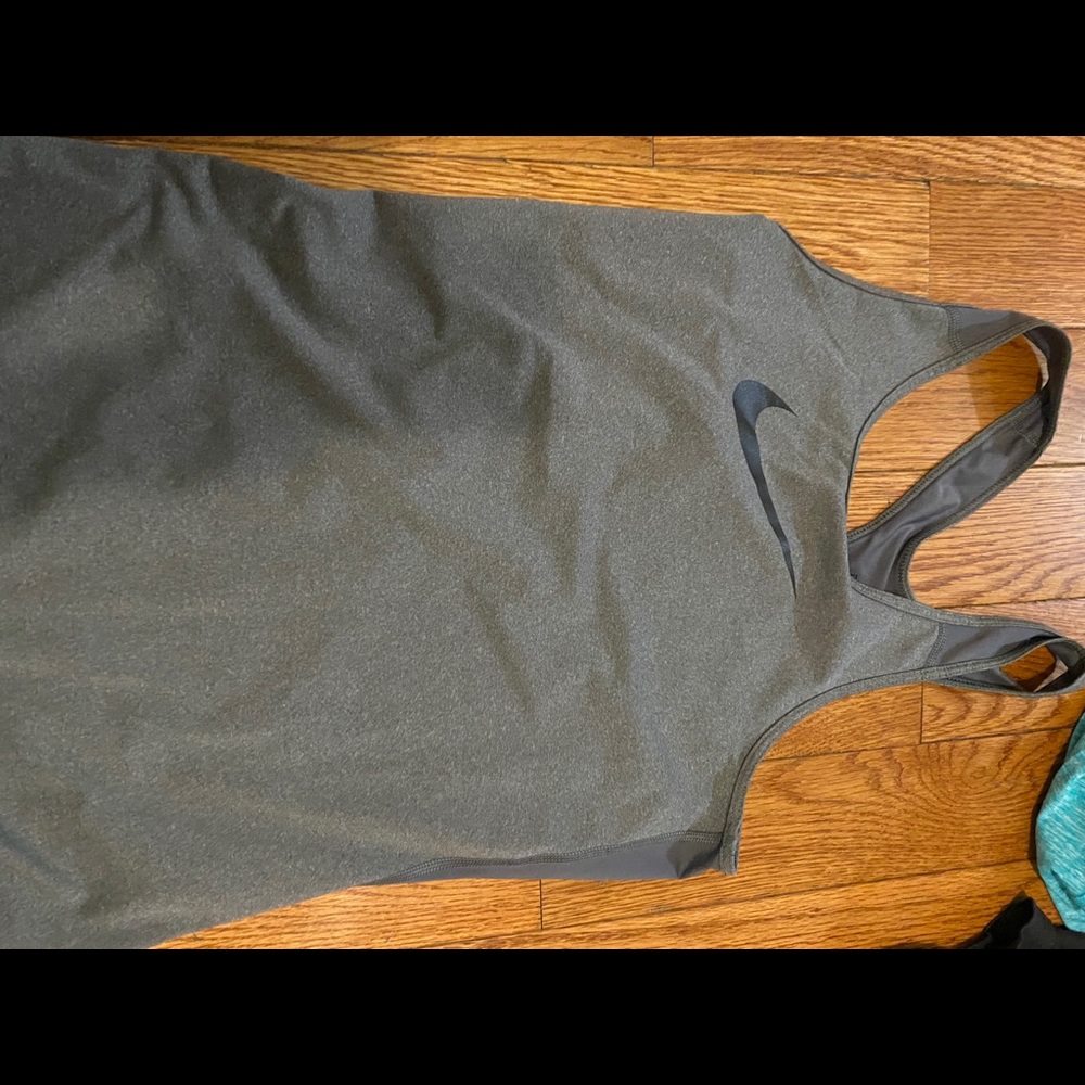 Gray Nike tank top